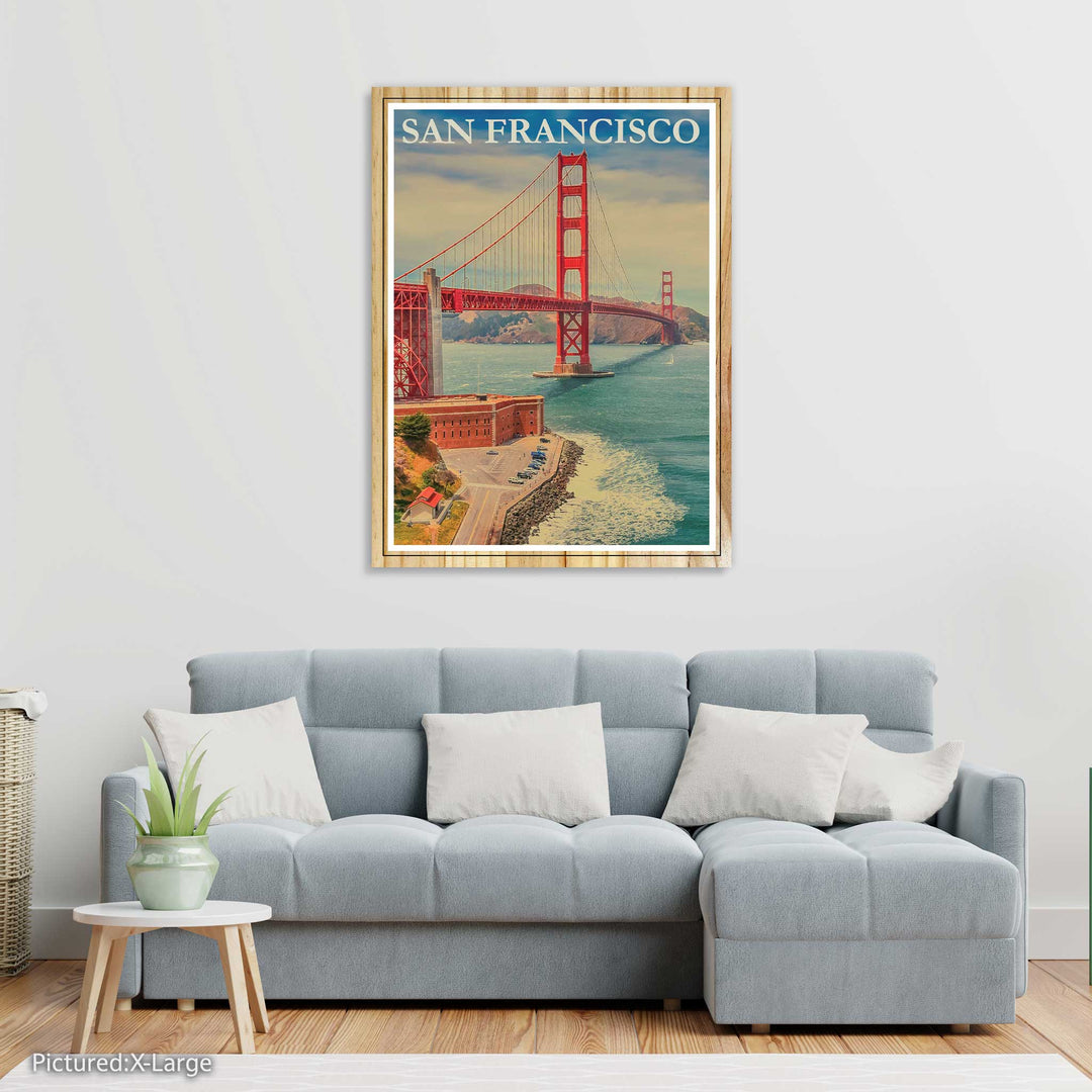 San Francisco Vintage Travel Poster