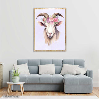 Goat Flower Crown