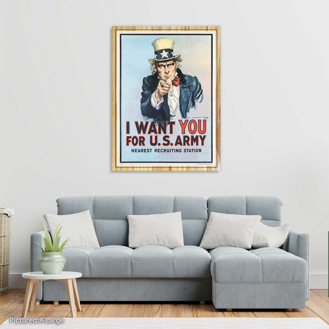 I Want You For US Army Vintage Poster