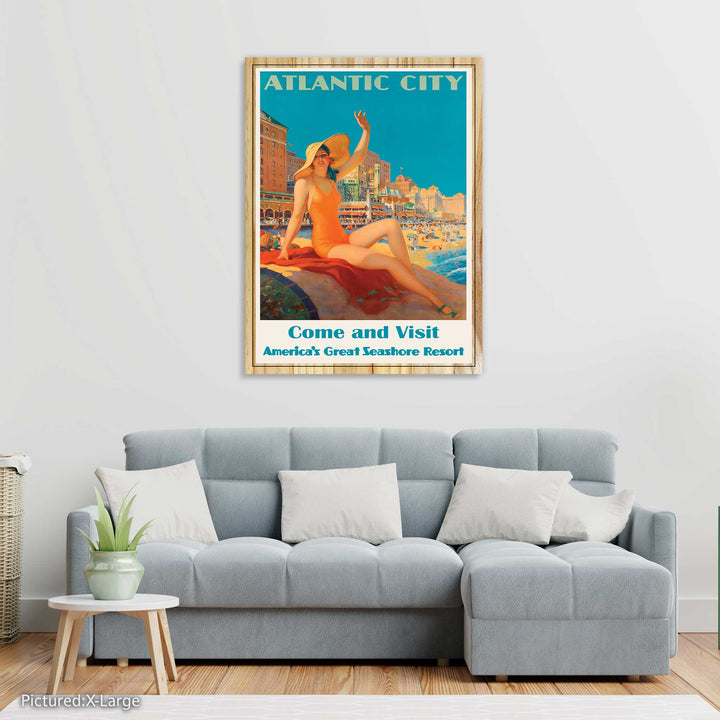 Atlantic City Travel Poster