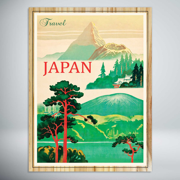 Travel Japan Vintage Travel Poster