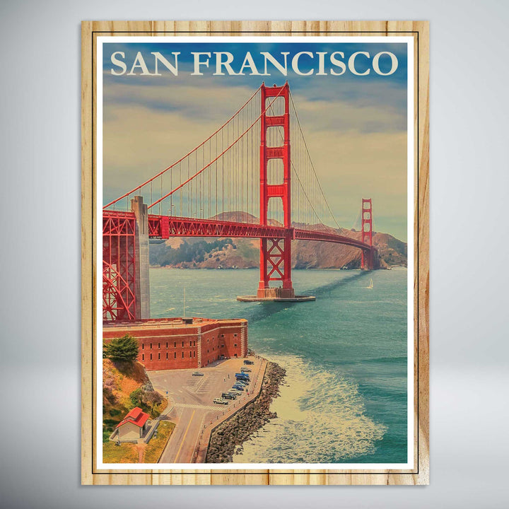 San Francisco Vintage Travel Poster