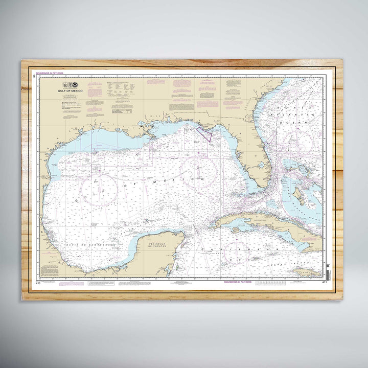 Gulf of Mexico Nautical Map (NOAA)