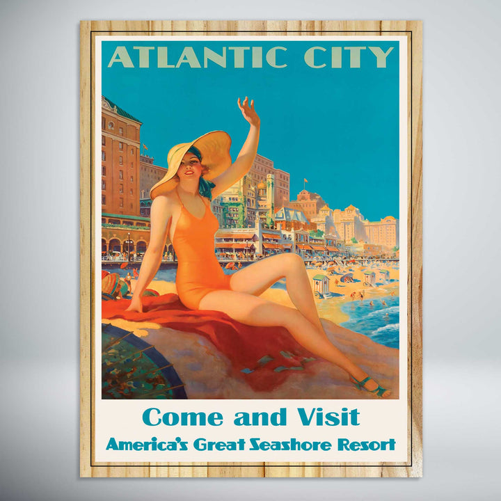 Atlantic City Travel Poster