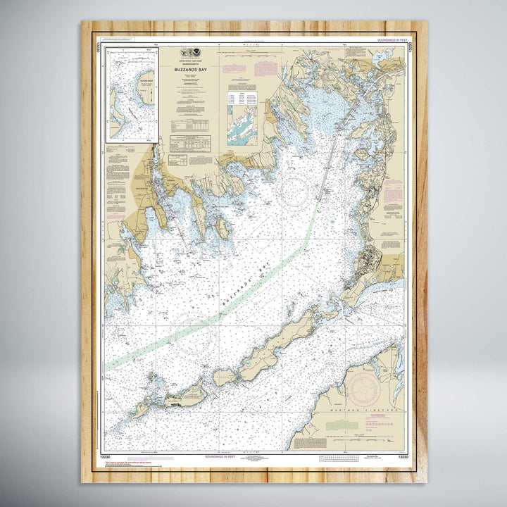 Buzzards Bay, MA Nautical Map (NOAA)