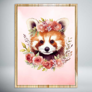 Red Panda Flower Crown