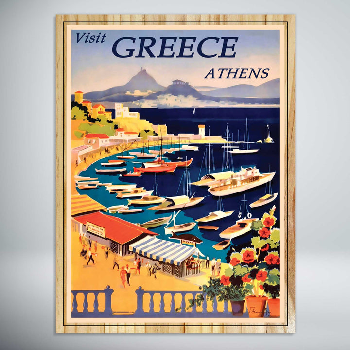 Athens, Greece Travel Poster