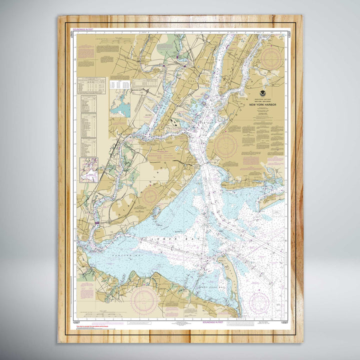 New York Harbor Nautical Map (NOAA)