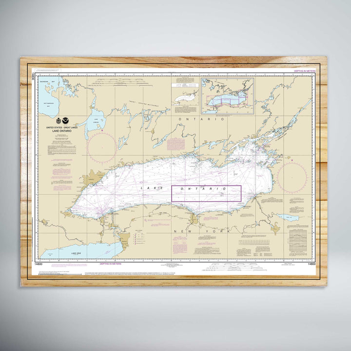 Lake Ontario Nautical Map (NOAA)