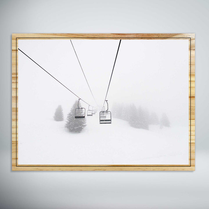 Snowy Ski Lift