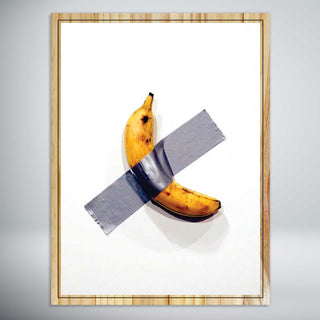 Banana Duct Taped to a Wall