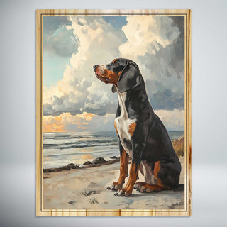 Bluetick Coonhound: Echoes of the Blue Depths