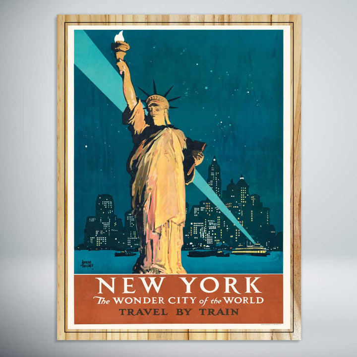 New York, the Wonder City of the World Vintage Poster