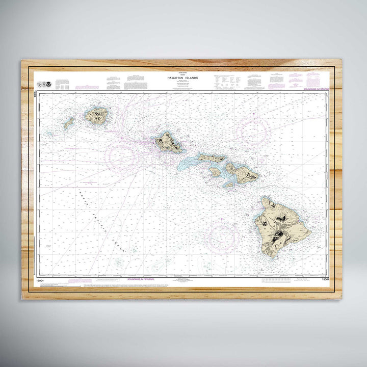 Hawaiian Islands Nautical Map (NOAA)