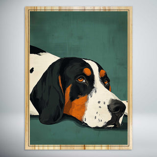 Bluetick Coonhound: Silent Devotion