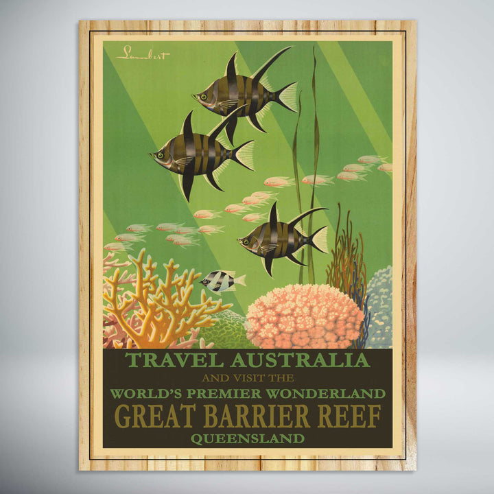 Great Barrier Reef Travel Poster