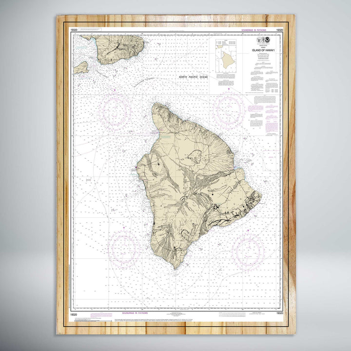 Island of Hawai'i Nautical Map (NOAA)