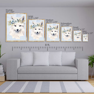 Arctic Fox Flower Crown