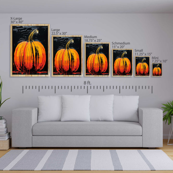 Pumpkin Oil Painting