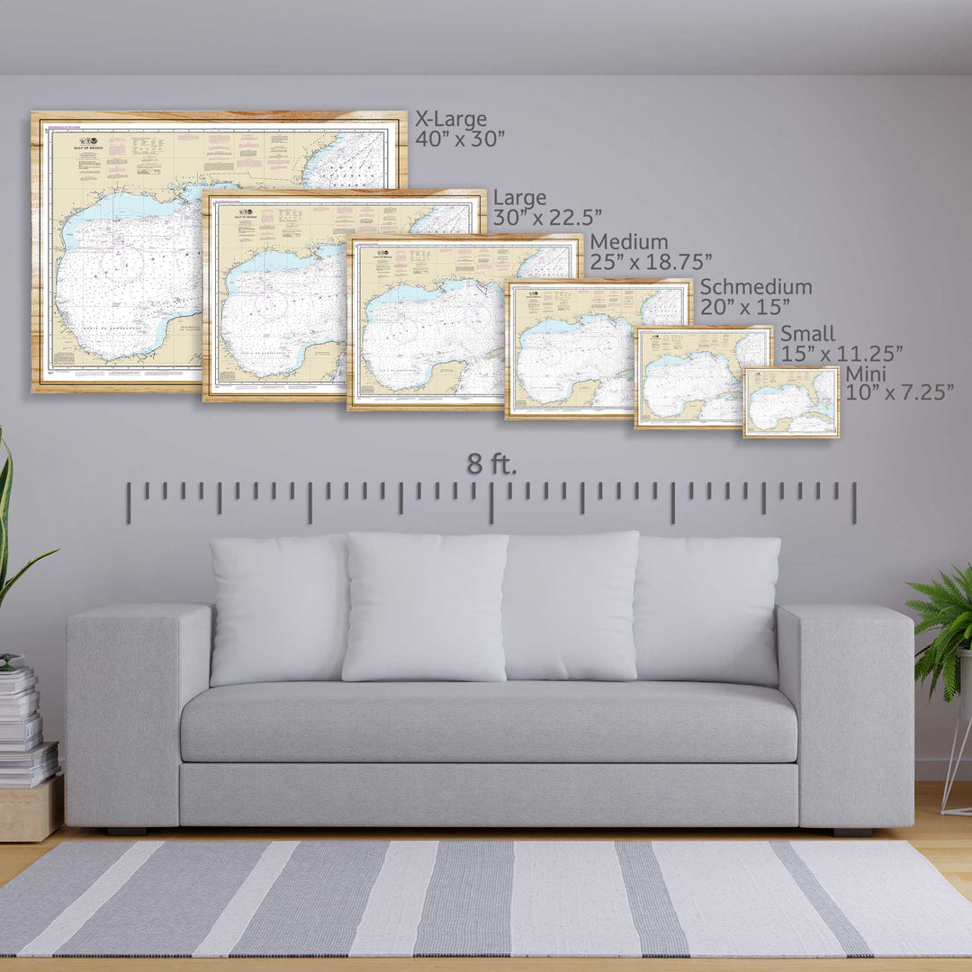 Gulf of Mexico Nautical Map (NOAA)