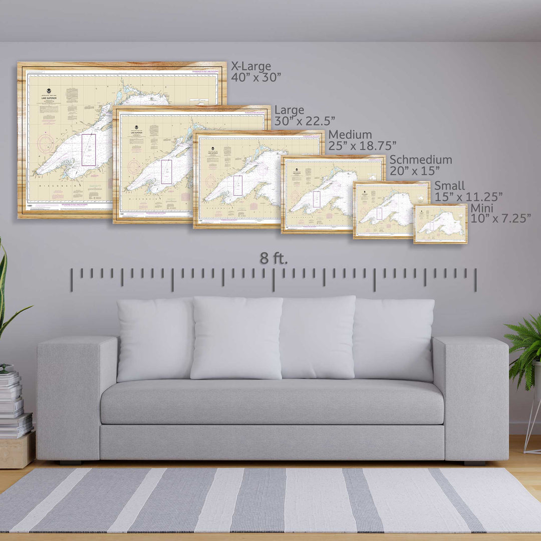 Lake Superior Nautical Map