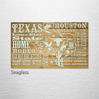 Texas Engraved Abstract (Standard)
