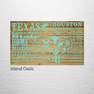 Texas Engraved Abstract (Standard)