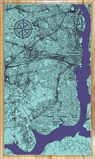 FP2075 - Mount Vernon, VA Printed Map (Standard)