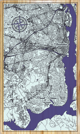 FP2075 - Mount Vernon, VA Printed Map (Standard)
