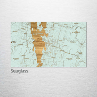 Burlington, Vermont Whimsical Map