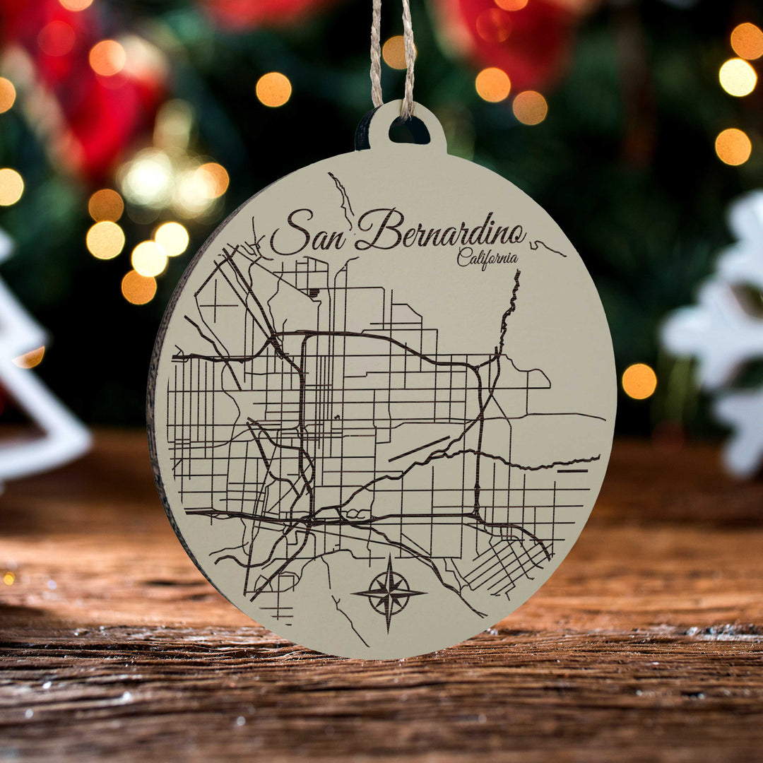 San Bernardino, California Round Ornament