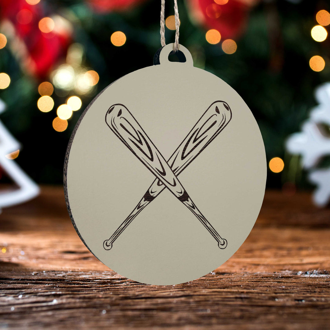 Baseball Bats Ornament