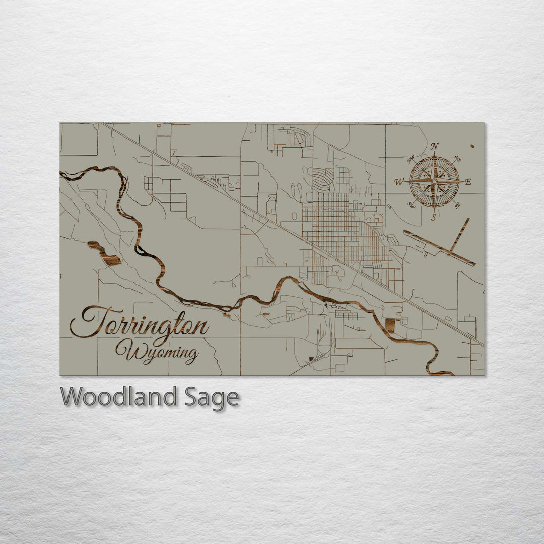 Torrington, Wyoming Street Map