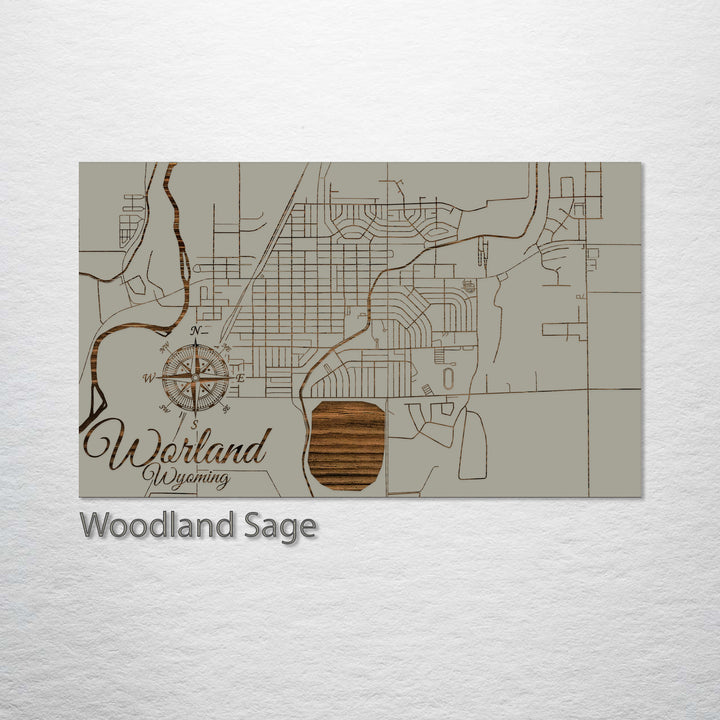 Worland, Wyoming Street Map