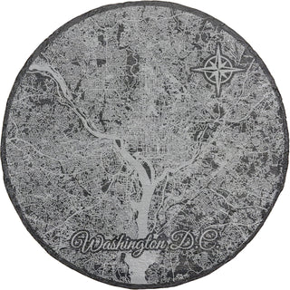 Washington District of Columbia Round Slate Coaster