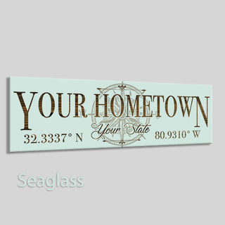 Custom Engraved Wood Coordinate Stick
