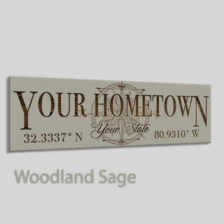 Custom Engraved Wood Coordinate Stick