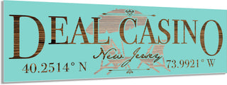 FP1081 - Deal Casino, NJ Engraved Coordinate Stick (Standard)