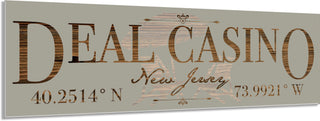 FP1081 - Deal Casino, NJ Engraved Coordinate Stick (Standard)