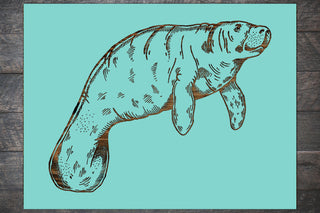 Exclusive - Manatee Engraved Patent