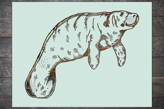 Exclusive - Manatee Engraved Patent