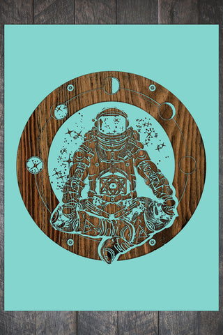 Exclusive - Spaceman Mediate Engraved Patent