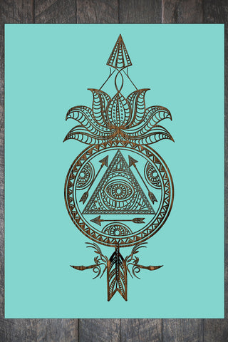 Exclusive - Lotus Catcher Engraved Patent