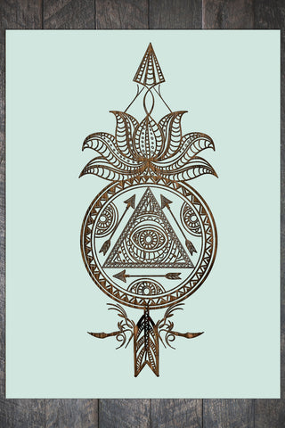 Exclusive - Lotus Catcher Engraved Patent