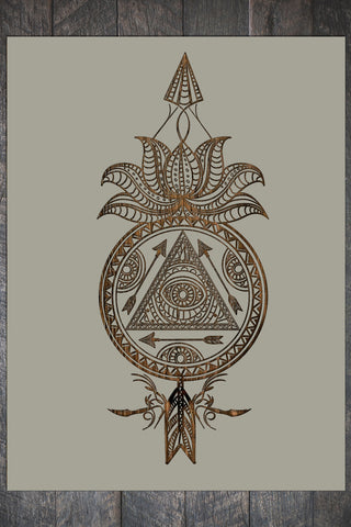 Exclusive - Lotus Catcher Engraved Patent