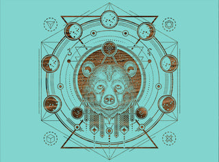Exclusive - Bear Moon Phases Engraved Patent