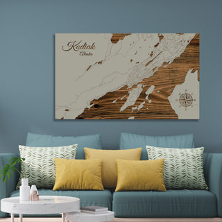 Kodiak, Alaska Street Map