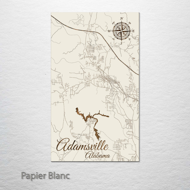 Adamsville, Alabama Street Map