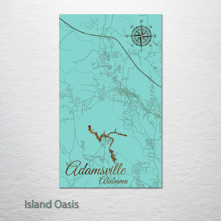 Adamsville, Alabama Street Map