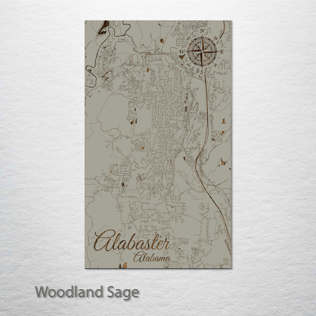 Alabaster, Alabama Street Map